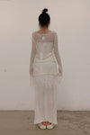 SWAYING/KNIT Washi Feather Cardigan SW22SST48 White PS46